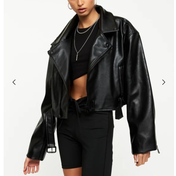 Lioness | Jackets & Coats | The Staten Island Jacket Leather Jacket Lioness | Poshmark